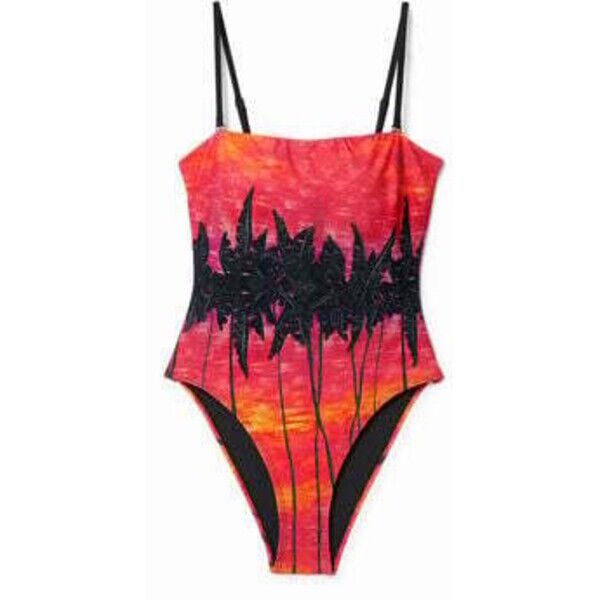 Desigual Kostium kąpielowy bandeau Stella Jean 23SWMK559019