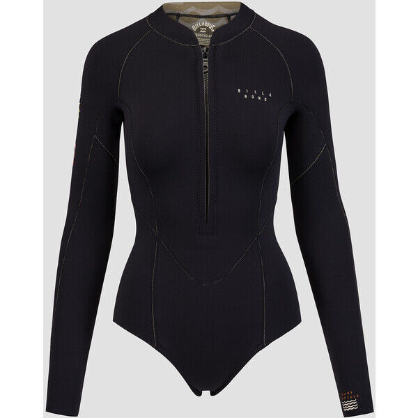 Czarna pianka do pływania damska Billabong Salty Dayz Natural ls Spring abjw400120-ksd0 abjw400120-ksd0