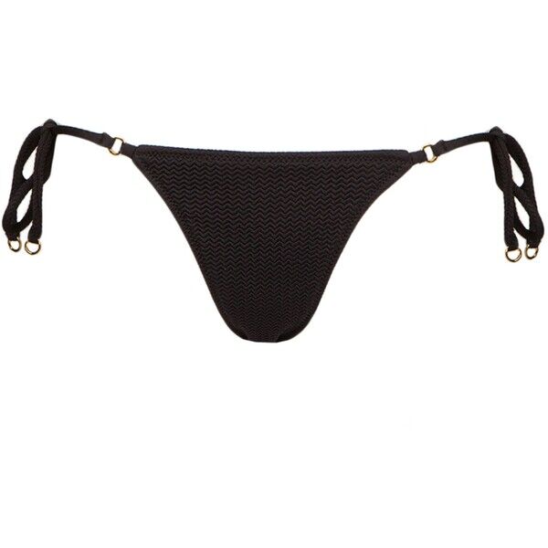 Seafolly Strój kąpielowy dół SEAFOLLY TIE SIDE RIO PANT 40651861-black