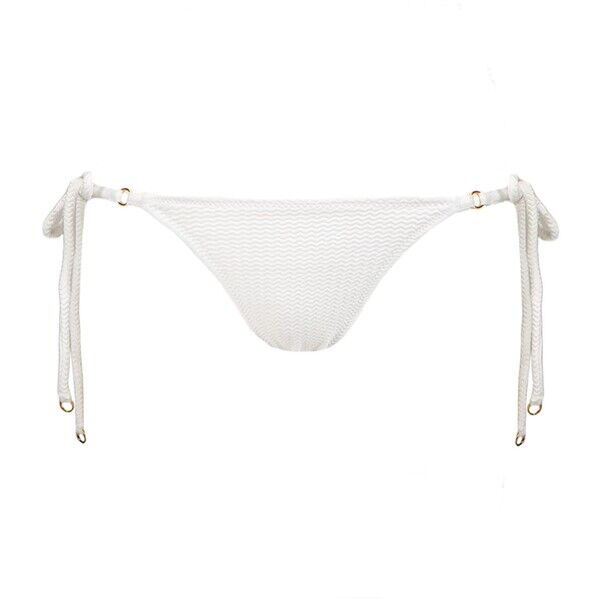 Seafolly Strój kąpielowy dół SEAFOLLY TIE SIDE RIO PANT 40651861-white