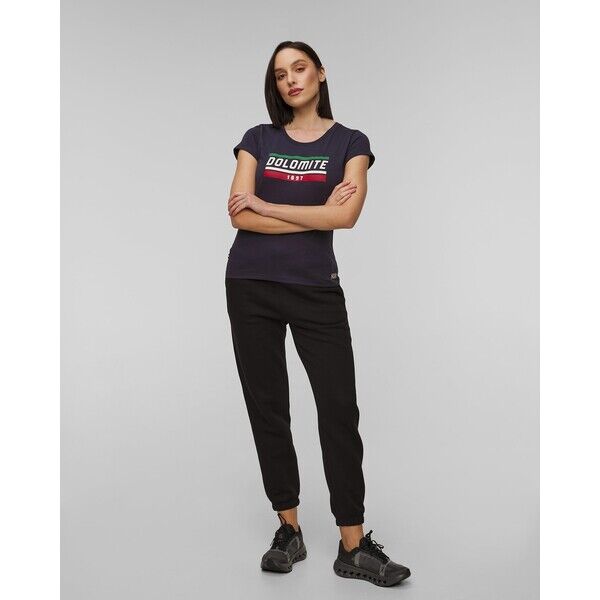 T-shirt damski Dolomite Gardena granatowy 289196-1405 289196-1405