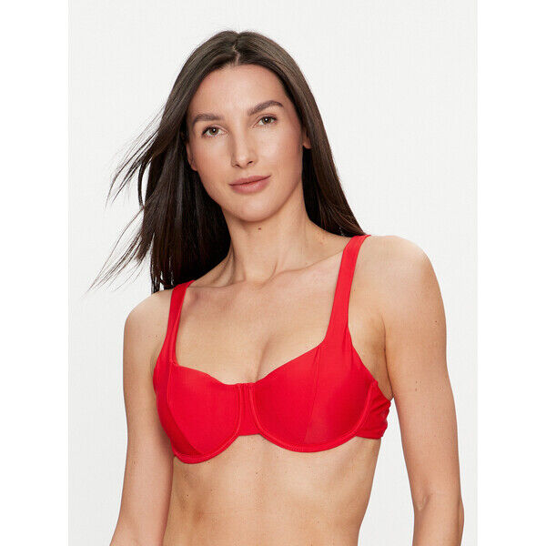 Góra od bikini 4FWSS24UBKTF042 Czerwony