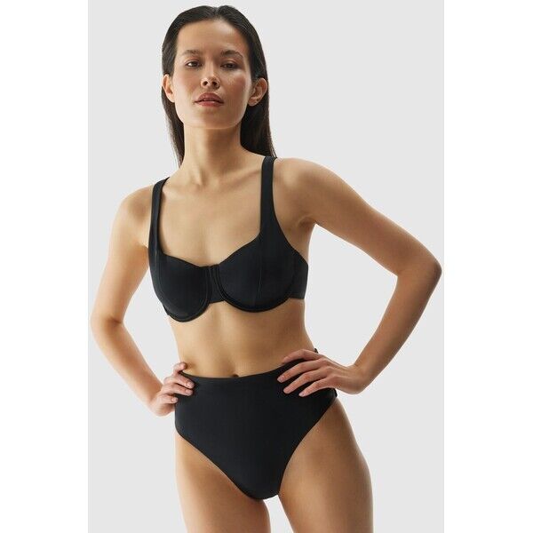 4F Góra od bikini damska - czarna 4FRSS24UBKTF062-20S