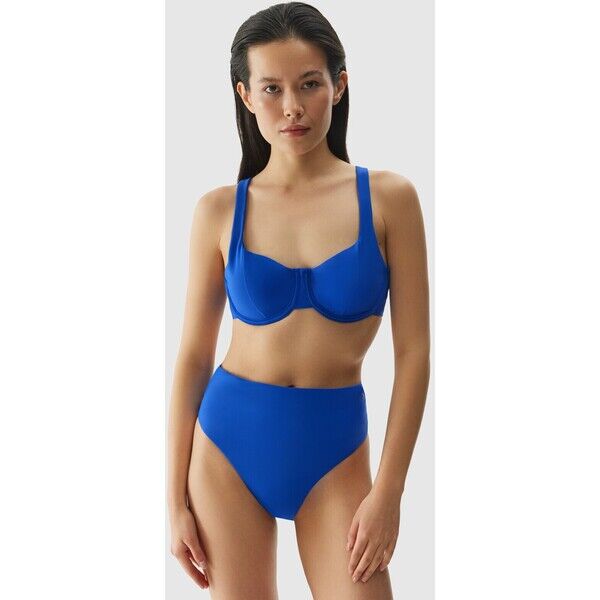 4F Góra od bikini damska - kobaltowa