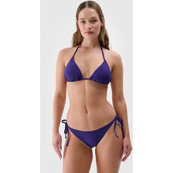 4F Góra od bikini damska - fioletowa