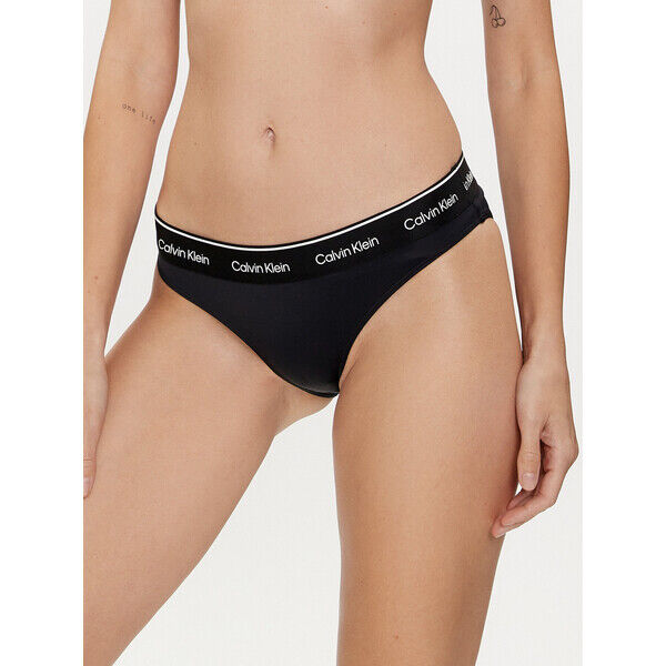 Calvin Klein Swimwear Dół od bikini KW0KW02428 Czarny