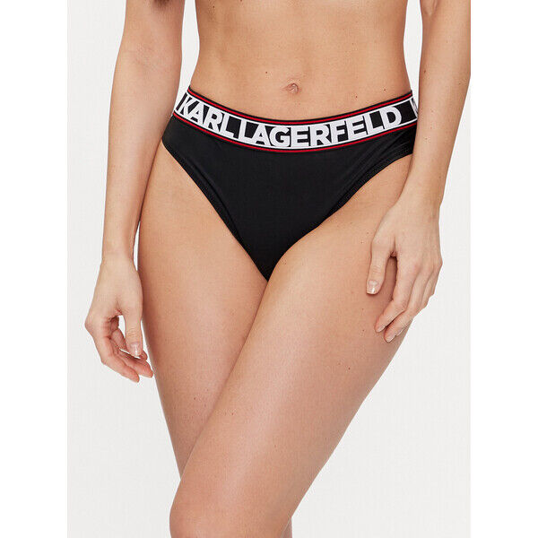 KARL LAGERFELD Dół od bikini 240W2222 Czarny