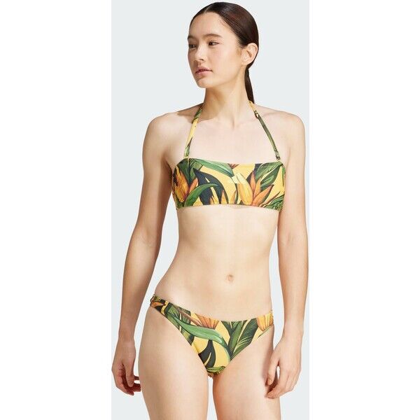 Zestaw adidas x FARM Neckholder Bikini Semi Spark / Pulse Lime