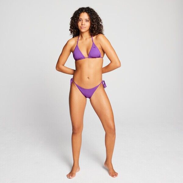 Trójkątny biustonosz bikini PUMA Swim purple