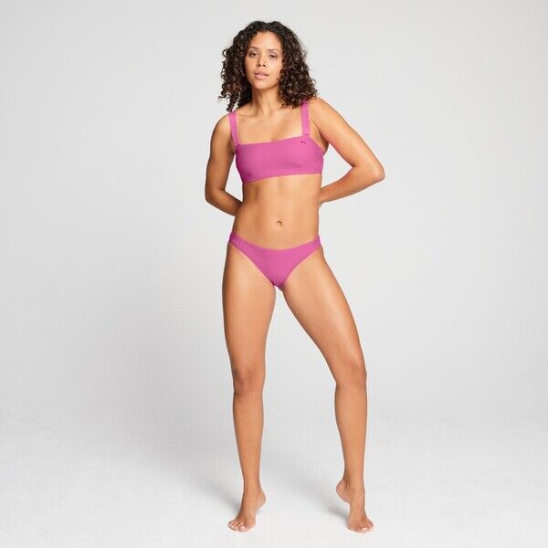 Damski top bandeau PUMA fluo pink