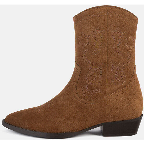 L37 Botki WILD WEST WALKERS Brązowy