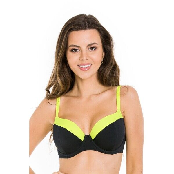 Mediolano Prestige Góra od bikini IBIZA Czarny