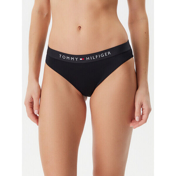 Tommy Hilfiger Dół od bikini UW0UW04120 Czarny