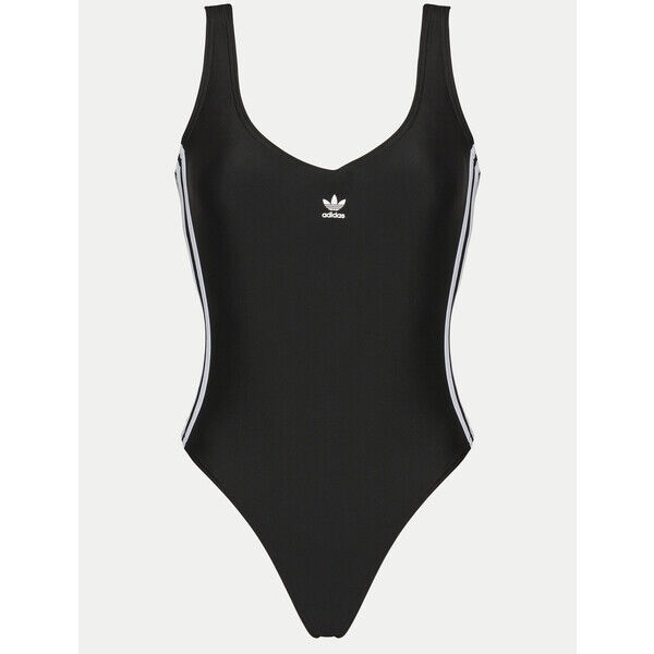 adidas Strój kąpielowy adicolor 3-Stripes JG5775 Czarny