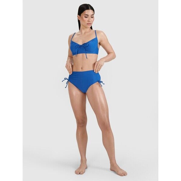 4F Dół od bikini damski - niebieski 4FWSS24UBKTF042-36S