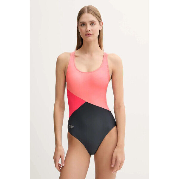 Aqua Speed jednoczęściowy strój kąpielowy  kolor szary lekko usztywniona miseczka BELLA