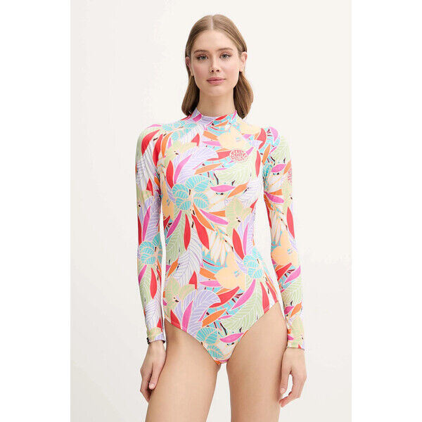 Rip Curl jednoczęściowy strój kąpielowy CALA VADELLA  kolor multicolor lekko usztywniona miseczka 17VWRV