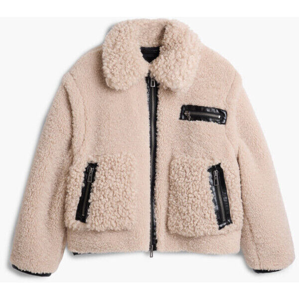 Desigual Krótka kurtka z baranka 25WWEWXU6008