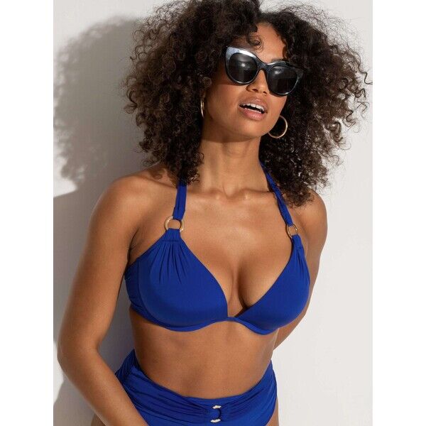 Niebieski - Góra bikini Pour Moi Samoa B04-795