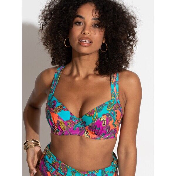 Fioletowy - Góra bikini Pour Moi Palermo N67-952