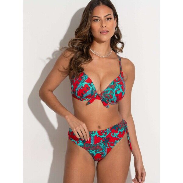 Góra bikini Pour Moi Cannes z fiszbinami i wiązaniem B30-220