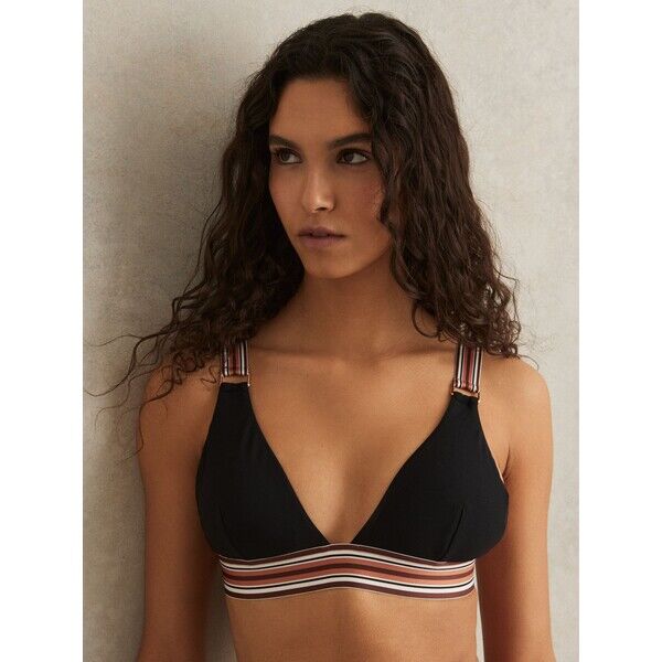 Góra bikini Reiss Yve z motywem pasków na ramiączkach B84-614