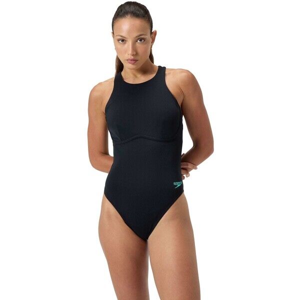 Strój kąpielowy Speedo Racer z zamkiem i wbudowanym biustonoszem AA0-594