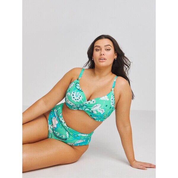 Góra bikini Simply Be Magisculpt ze skręconym przodem i fiszbinami E35-932