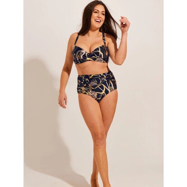 Granatowa góra bikini Seaspray Laguna Loretta z foliową powłoką E54-241