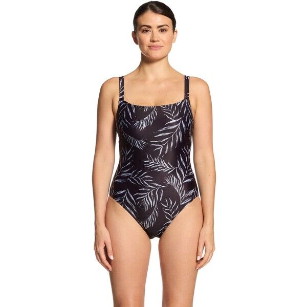 Zoggs Adjustable Classicback Black Swimsuit with Foam Cup Support Y01-951