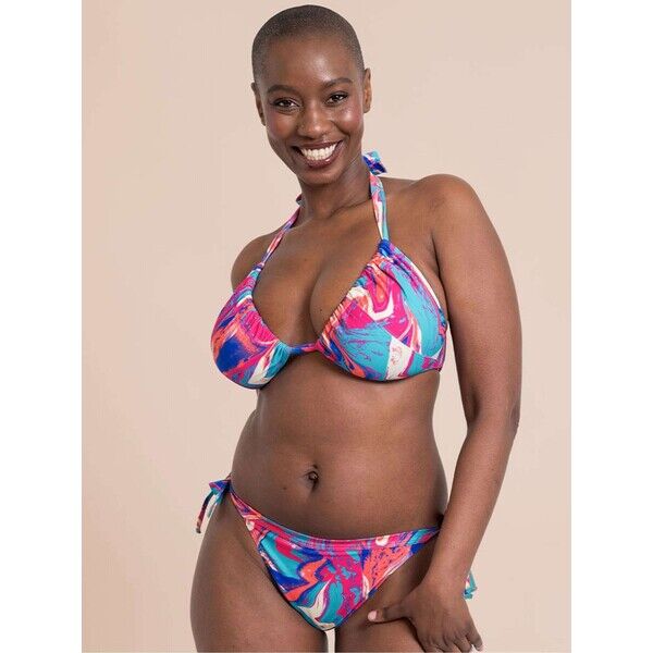Curvy Kate Blue Ibiza String Bikini Top H89-994