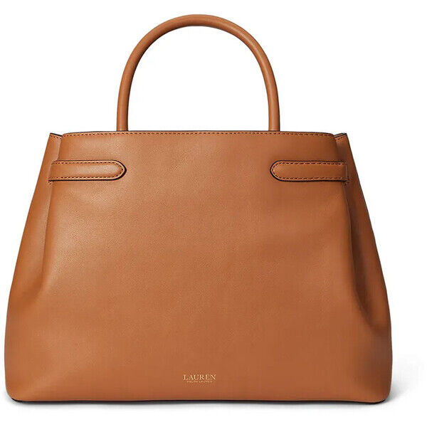 Lauren Ralph Lauren torebka skórzana  kolor czarny 431P03417