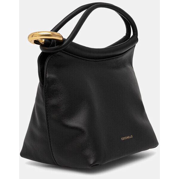 Coccinelle torebka skórzana FINN POUCH  kolor czarny E1 UAA 58 01 01