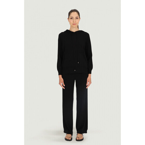 Deni Cler Czarna lekka bluza T-DC-W405-E2-25-90-1