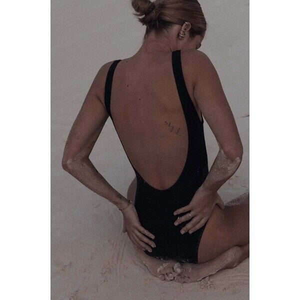 Muuv. strój kąpielowy jednoczęściowy damski V SWIMSUIT  czarny v.swimsuit.black