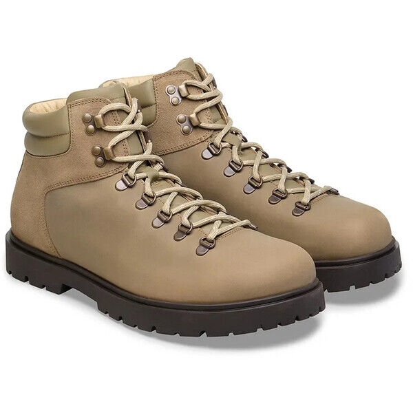 Birkenstock buty skórzane Jackson 2.0  kolor zielony na płaskim obcasie 1030953