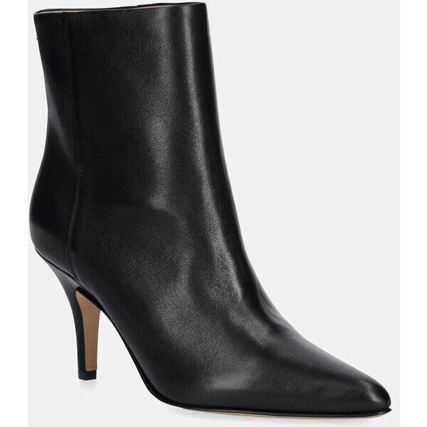 MM6 Maison Margiela botki skórzane  damskie kolor czarny na szpilce S59WU0261.P6783.T8013