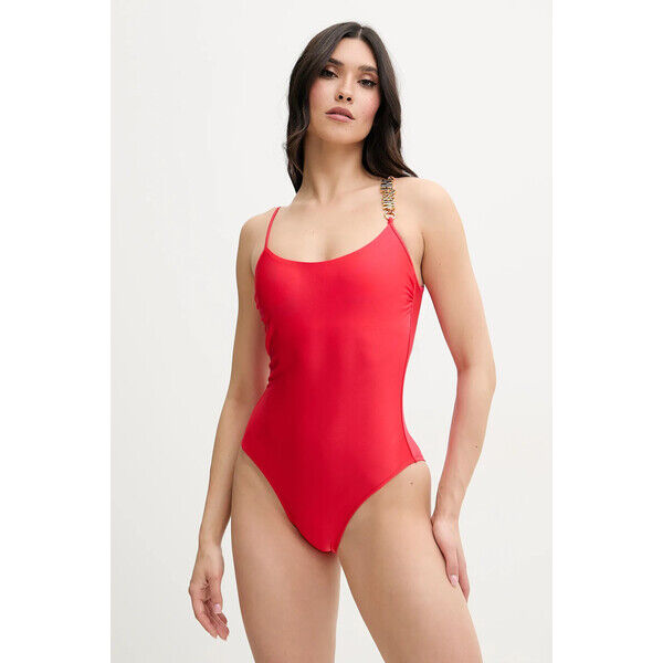 Moschino Underwear jednoczęściowy strój kąpielowy  kolor czerwony miękka miseczka 4920.9500