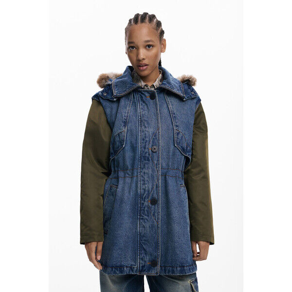 Desigual Parka z futerkiem 25WWEW565053