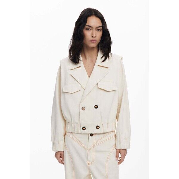 Desigual Kurtka trucker z odpinanymi elementami 25WWEWX31001