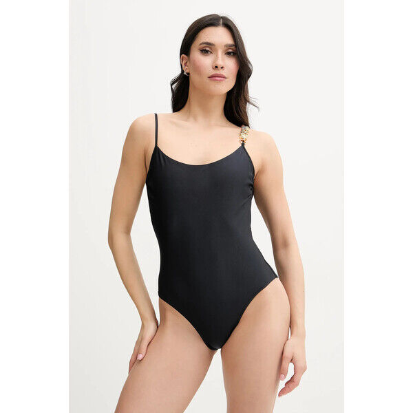 Moschino Underwear jednoczęściowy strój kąpielowy  kolor czarny miękka miseczka 4920.9500
