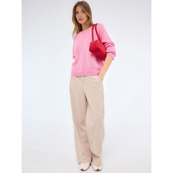 Mohito Różowy sweter basic 015IP-30X
