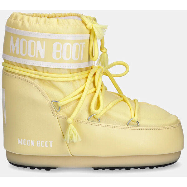 Moon Boot śniegowce MB ICON LOW NYLON  kolor żółty 80D1409340 B021 80D1409340.B021