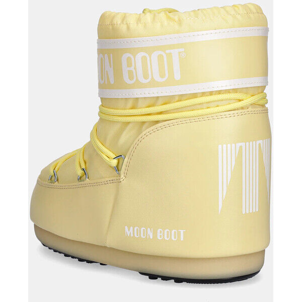 Moon Boot śniegowce MB ICON LOW NYLON  kolor żółty 80D1409340 B021 80D1409340.B021
