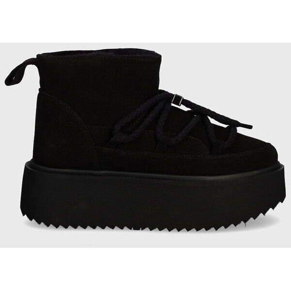 Inuikii śniegowce zamszowe Classic Low Platform  kolor czarny 1001.006.0012 75204.004.Black