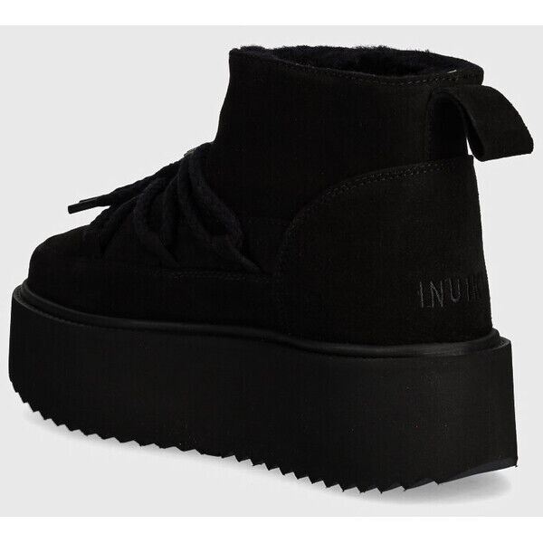Inuikii śniegowce zamszowe Classic Low Platform  kolor czarny 1001.006.0012 75204.004.Black