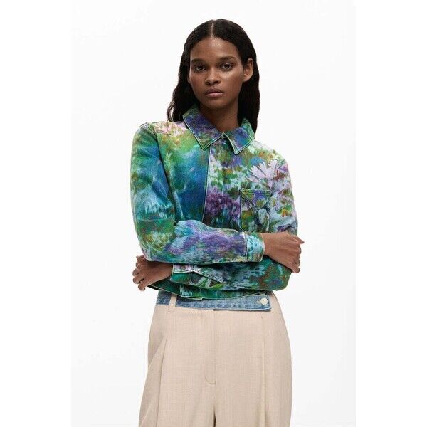 Desigual Kurtka denim dziki ogród 26SWED095053