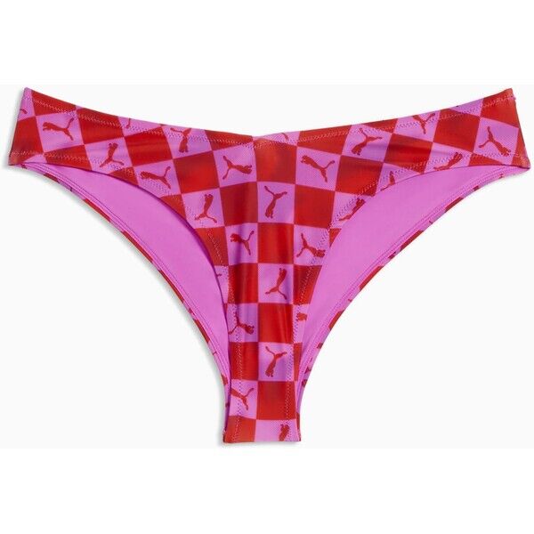 Damskie brazylijskie figi kąpielowe PUMA red / pink