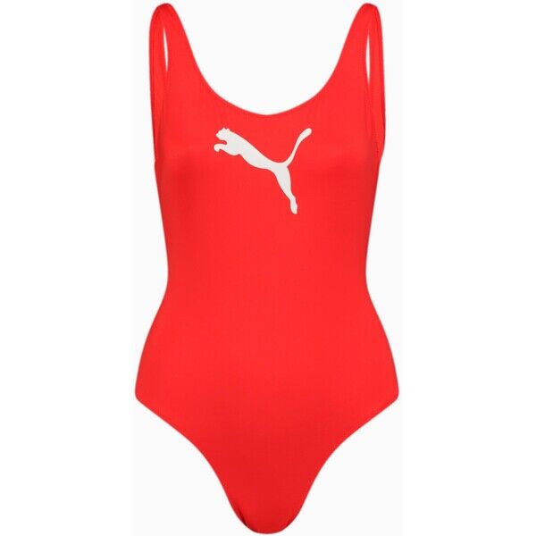Damski jednoczęściowy strój kąpielowy PUMA Swim red