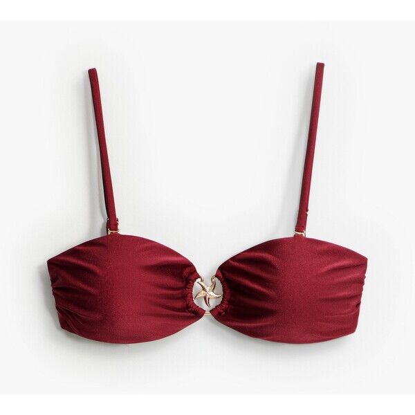 Mohito Bordowa góra od bikini 289IX-83X